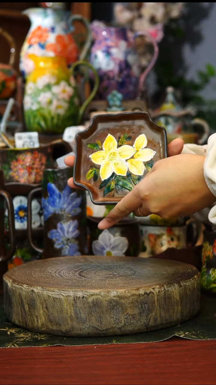 陶瓷125景德镇手工高温釉下彩