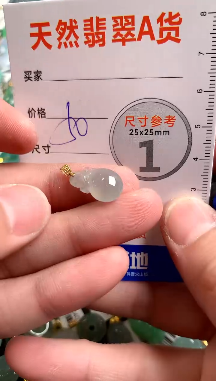 【闪购商品】翡翠颈饰18K金镶嵌13007895