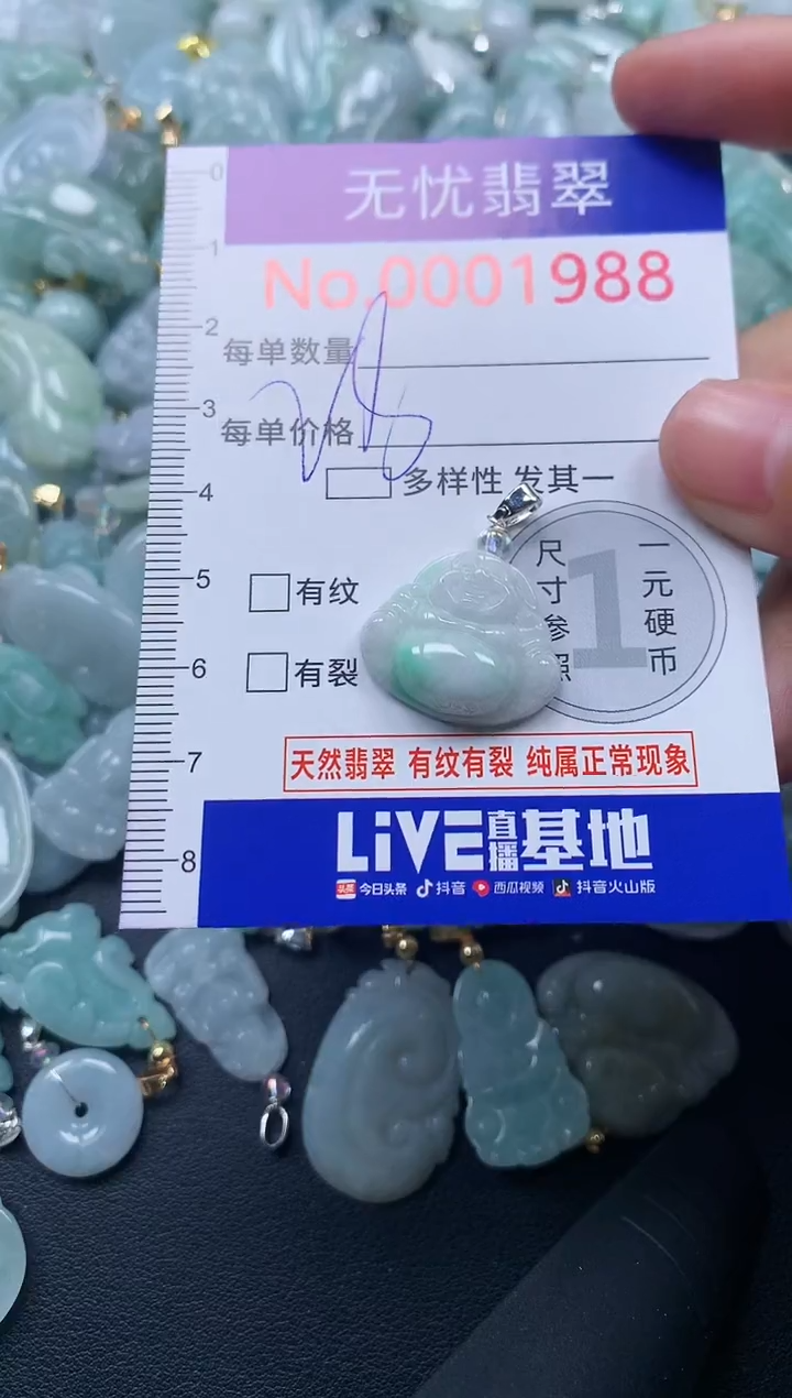 颈饰未镶嵌翡翠1988