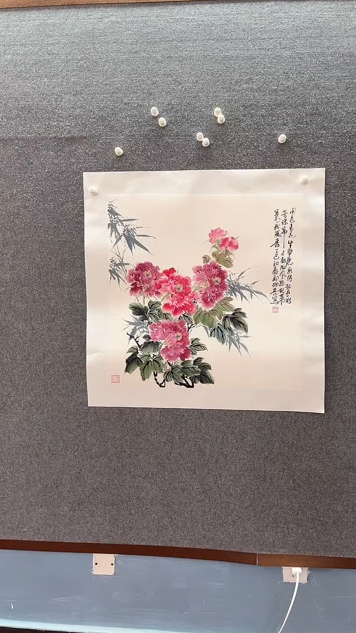 【闪购商品】国画花开富贵已托底；；；