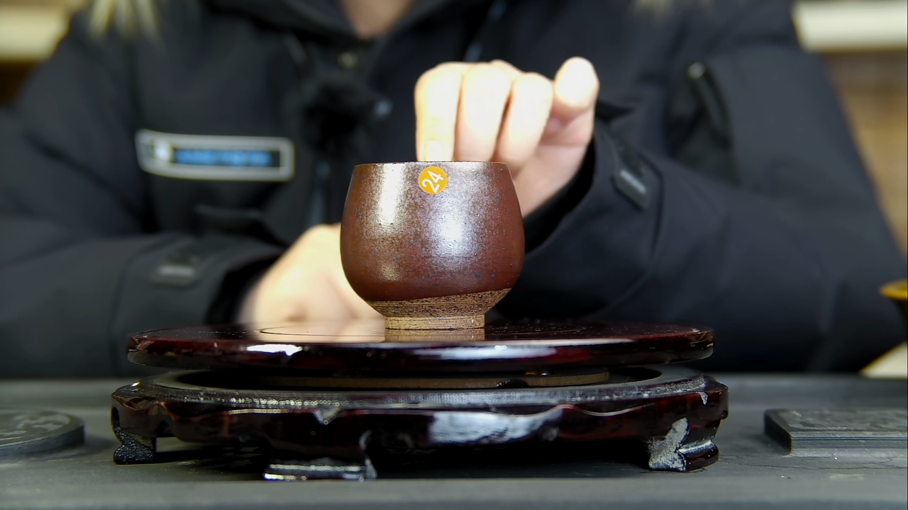 【闪购商品】纯手工制作紫金色龙蛋杯