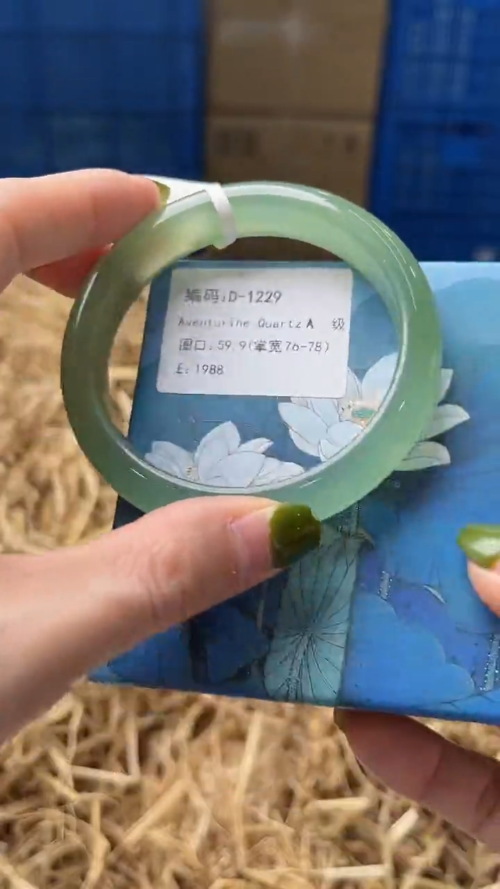 未镶嵌手镯石英质玉D-1229
