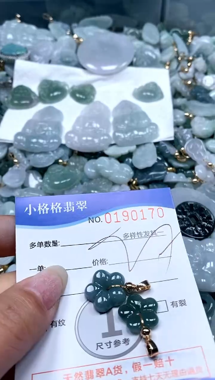 【闪购商品】翡翠颈饰未镶嵌闪购商品0190170