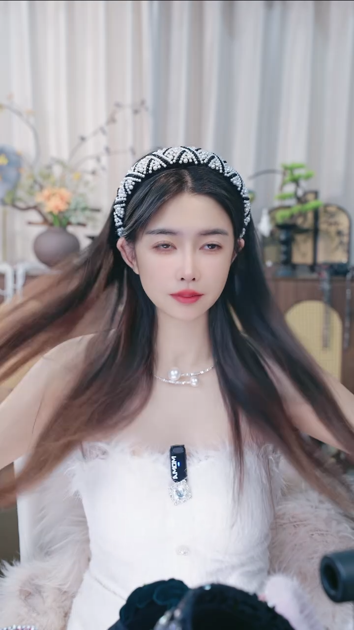 合金布艺日常珍珠款