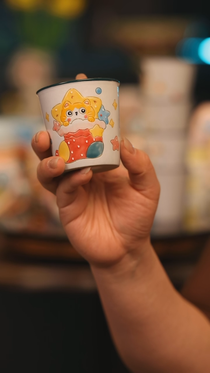【闪购商品】摆件景德镇釉下彩绘设计师款式陶瓷