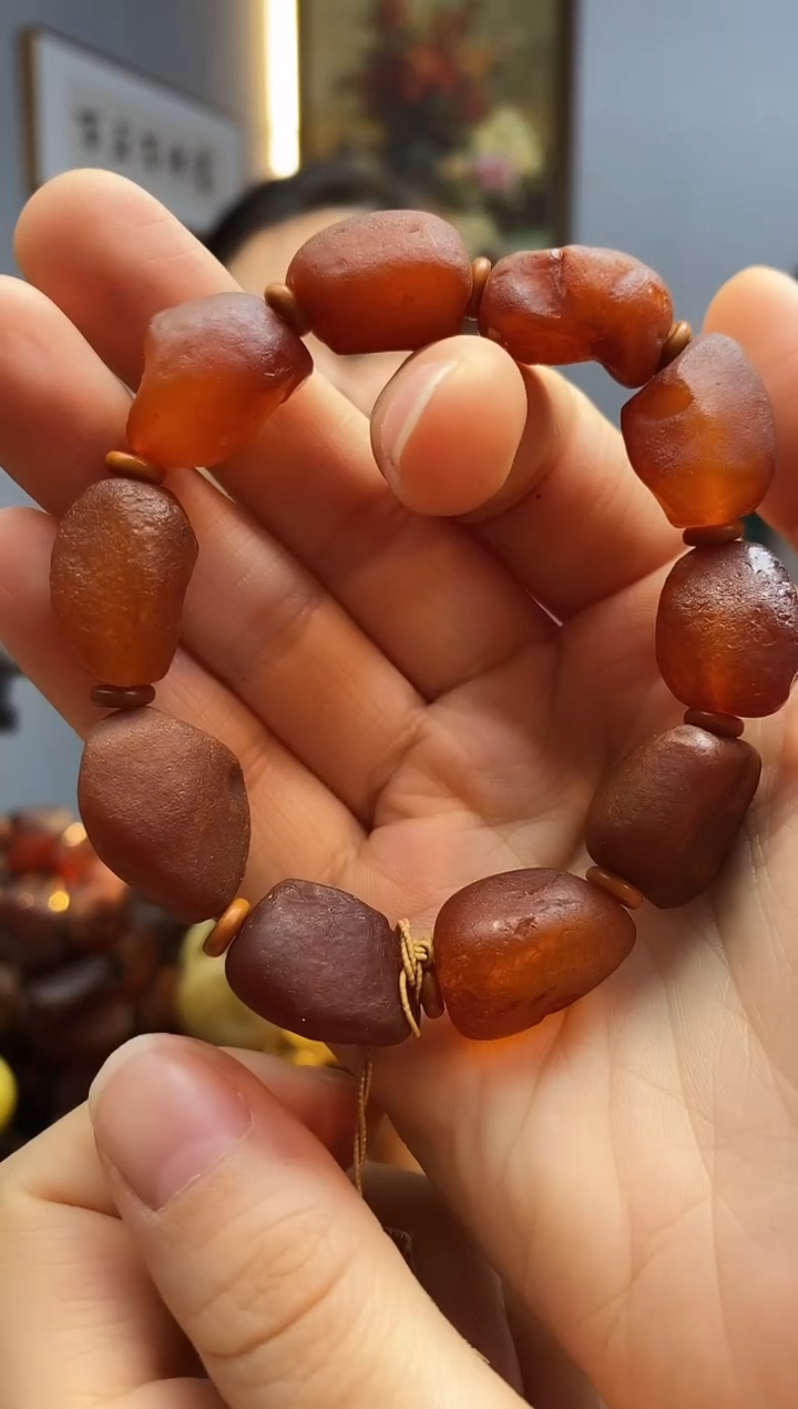 手链琥珀未镶嵌手串