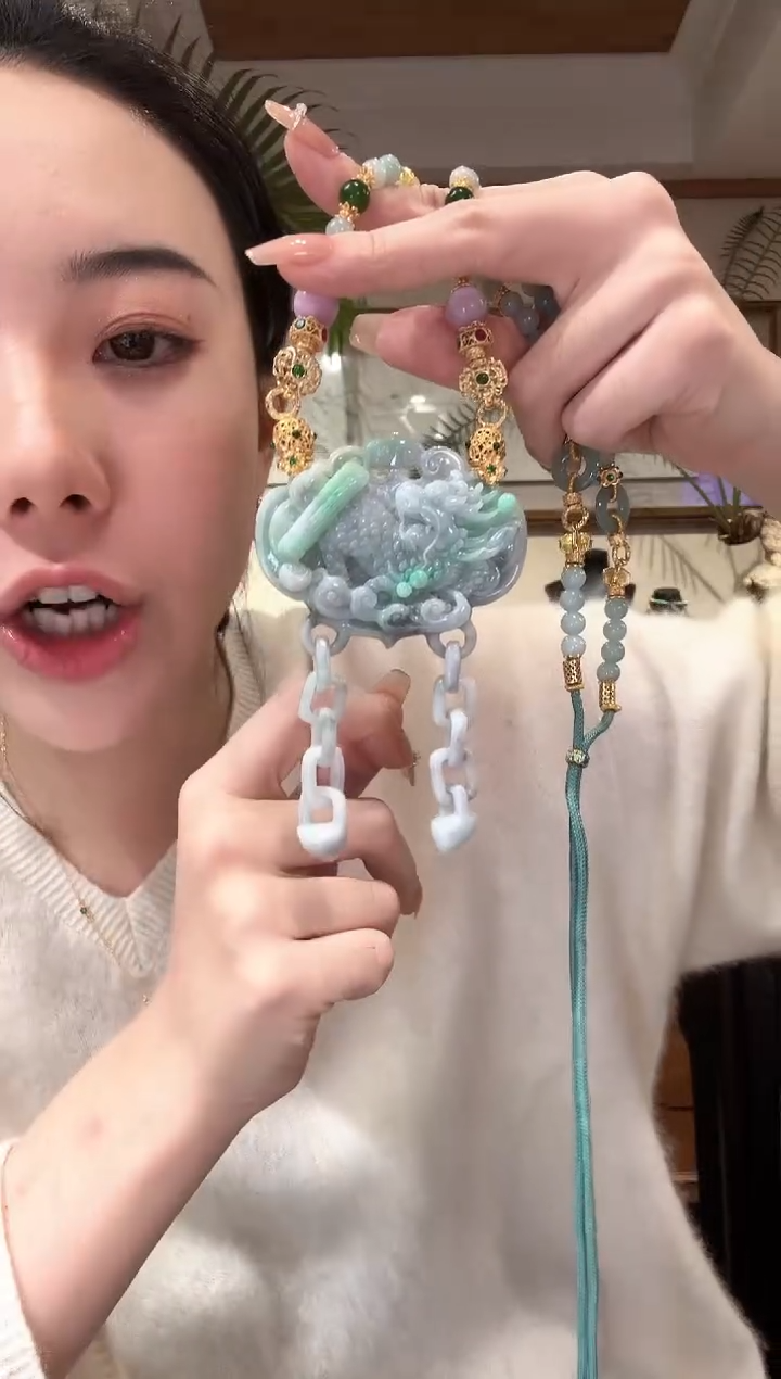【闪购商品】翡翠颈饰未镶嵌国风