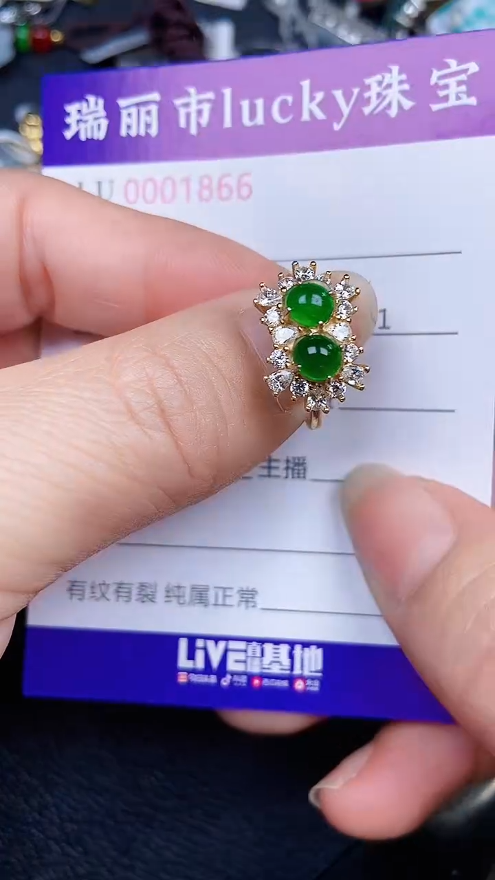 颈饰银S925镶嵌翡翠866