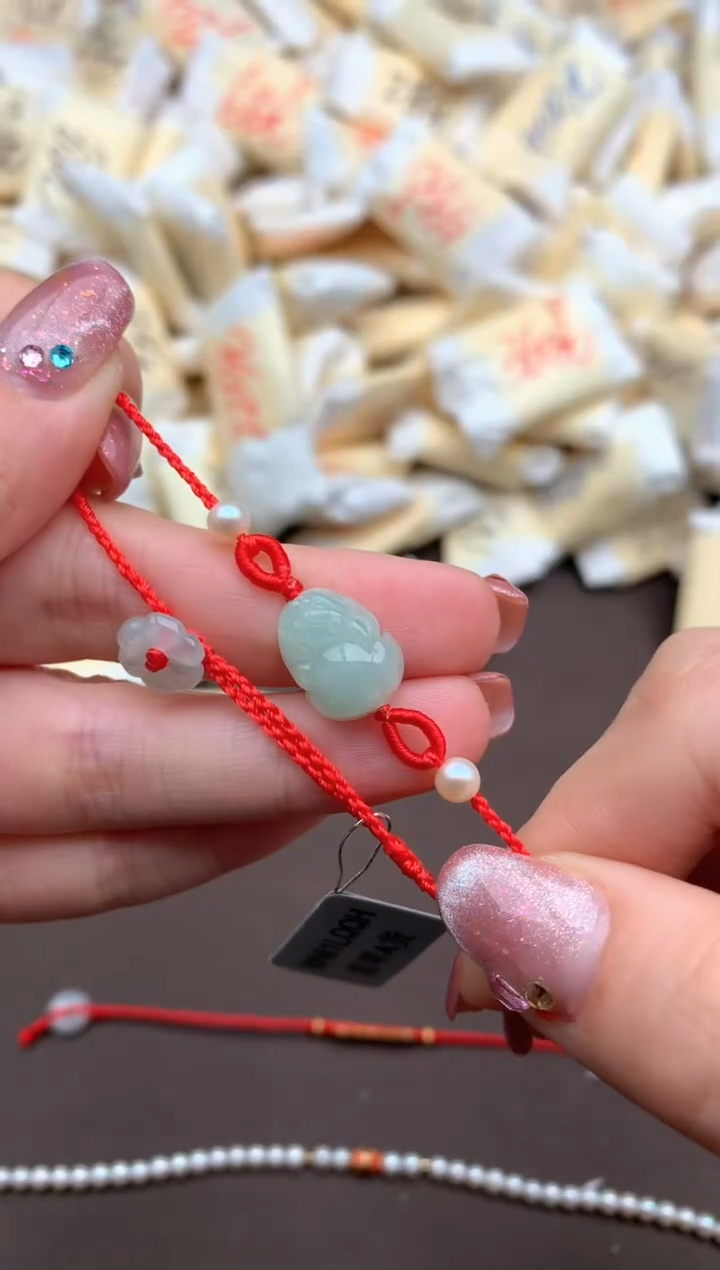 【闪购商品】翡翠手绳未镶嵌一