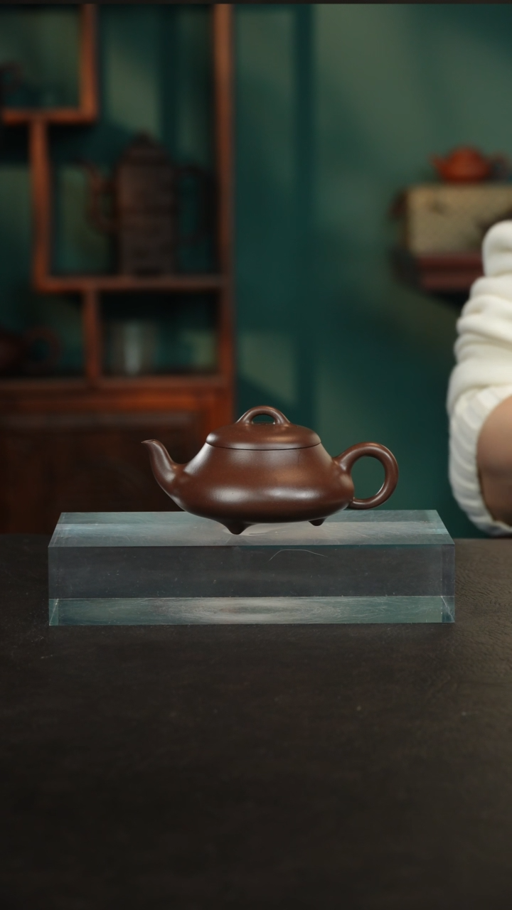 【闪购商品】紫砂茶壶14汉棠石瓢