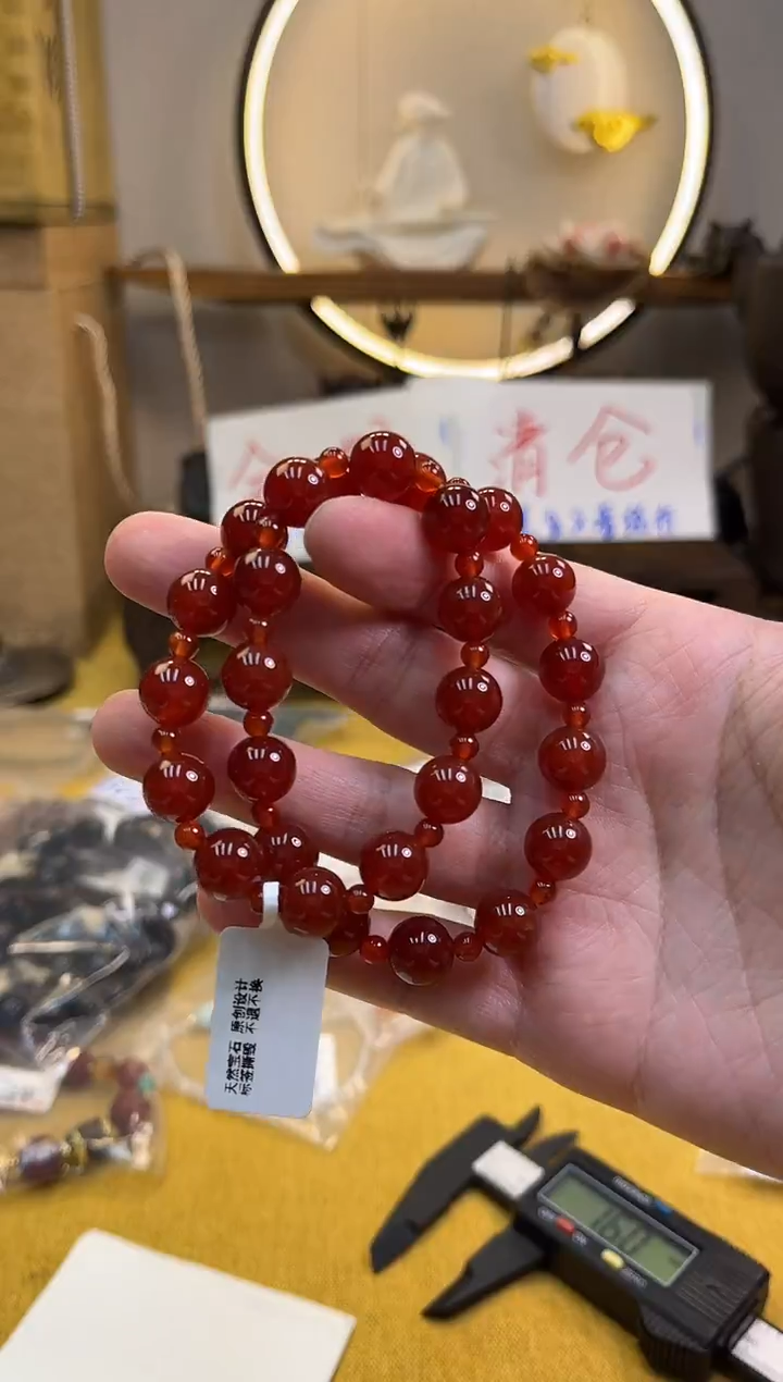 合金手链玛瑙/玉髓货号720