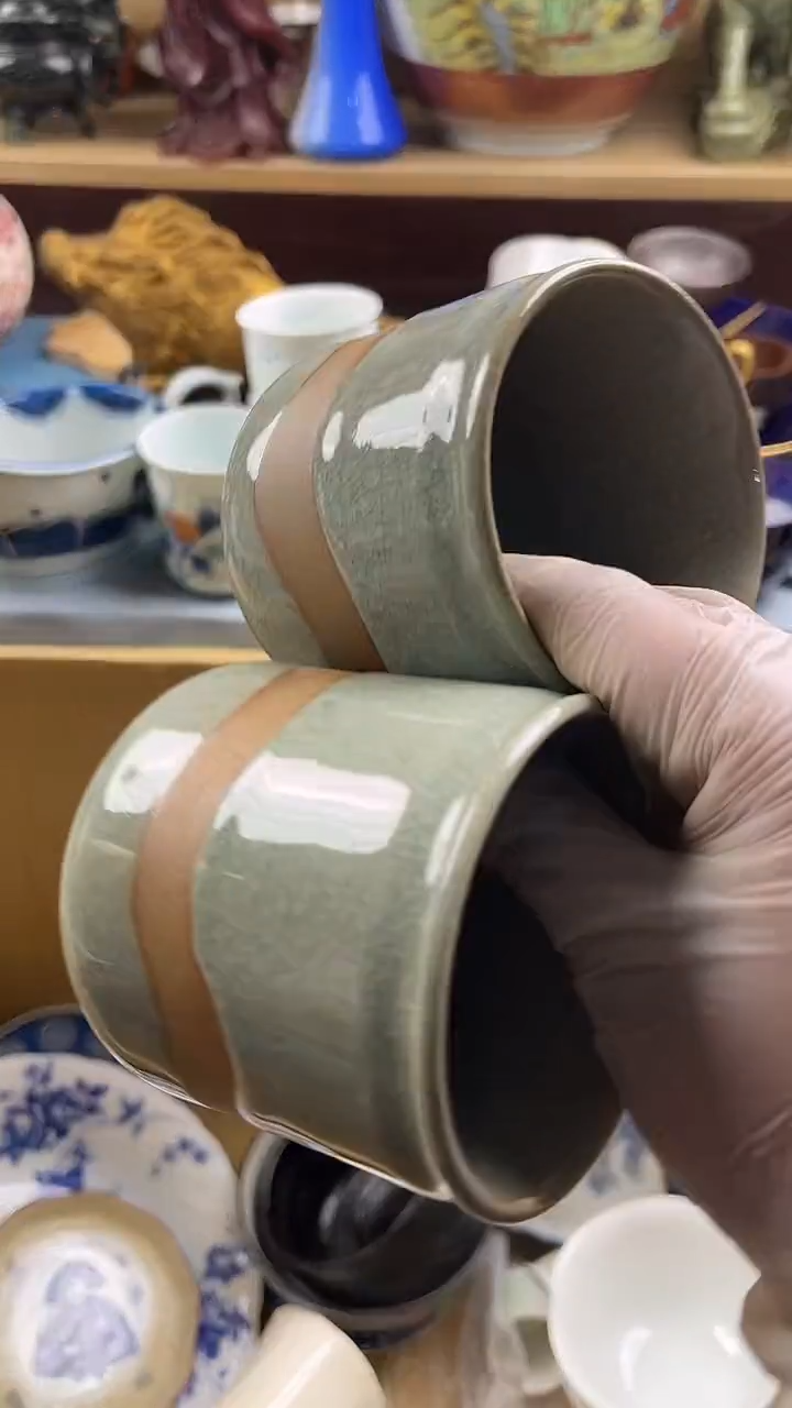 瓷片春***师英歌瓷器满28包邮