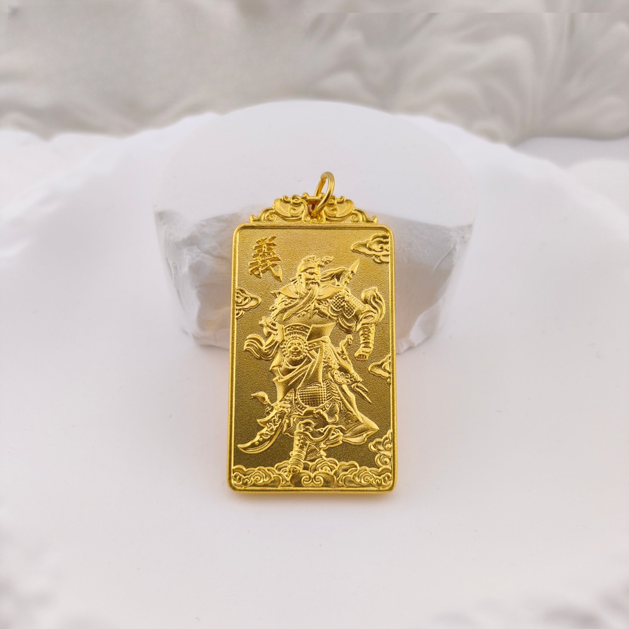 吊坠足银 吊坠足银 关公吊坠关公牌