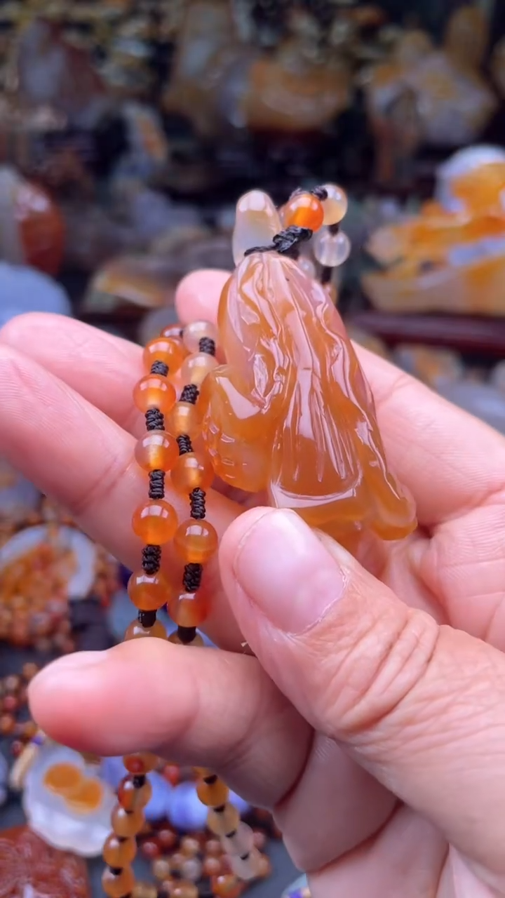 【闪购商品】玛瑙/玉髓颈饰未镶嵌AA