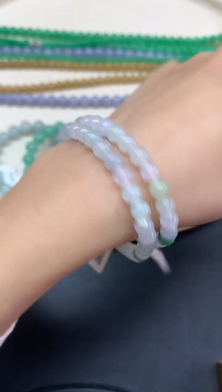 【闪购商品】翡翠手链未镶嵌手串A135|580