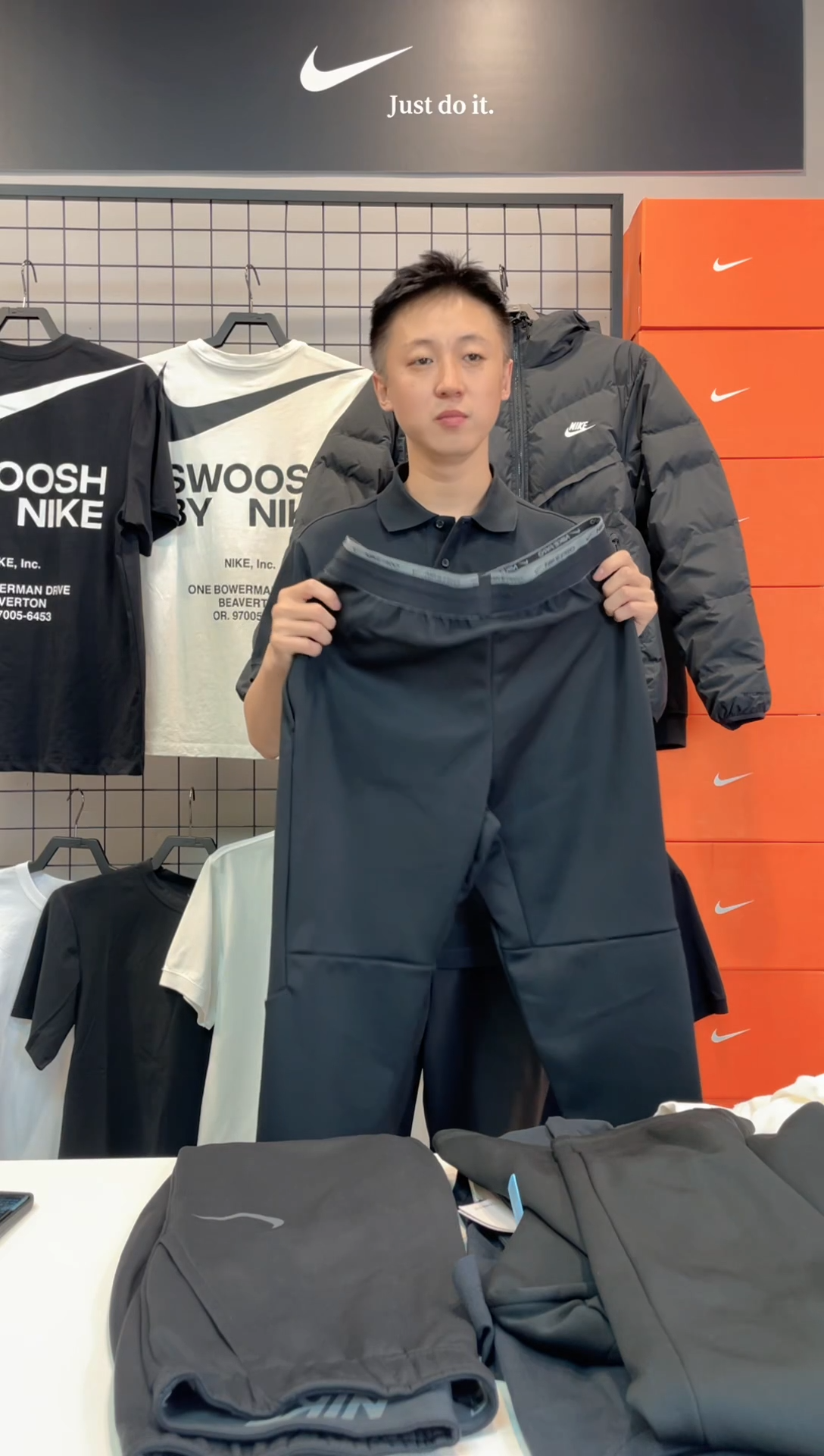 23华夫格子长裤XXL码 170-190斤