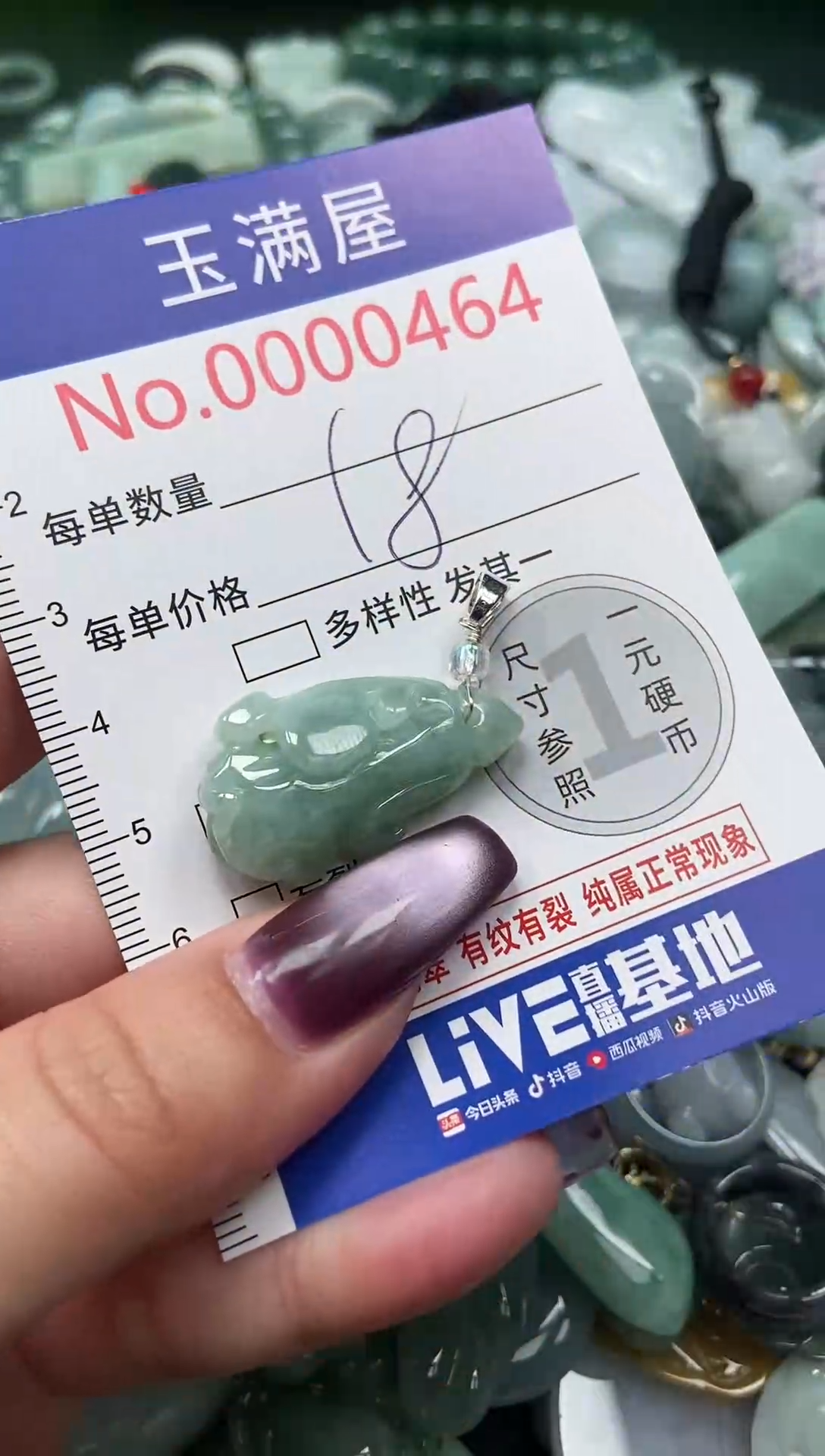 颈饰未镶嵌翡翠464