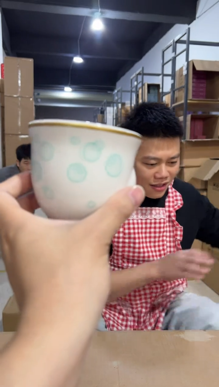 【闪购商品】杯微笑阿奇杯 陶瓷材质