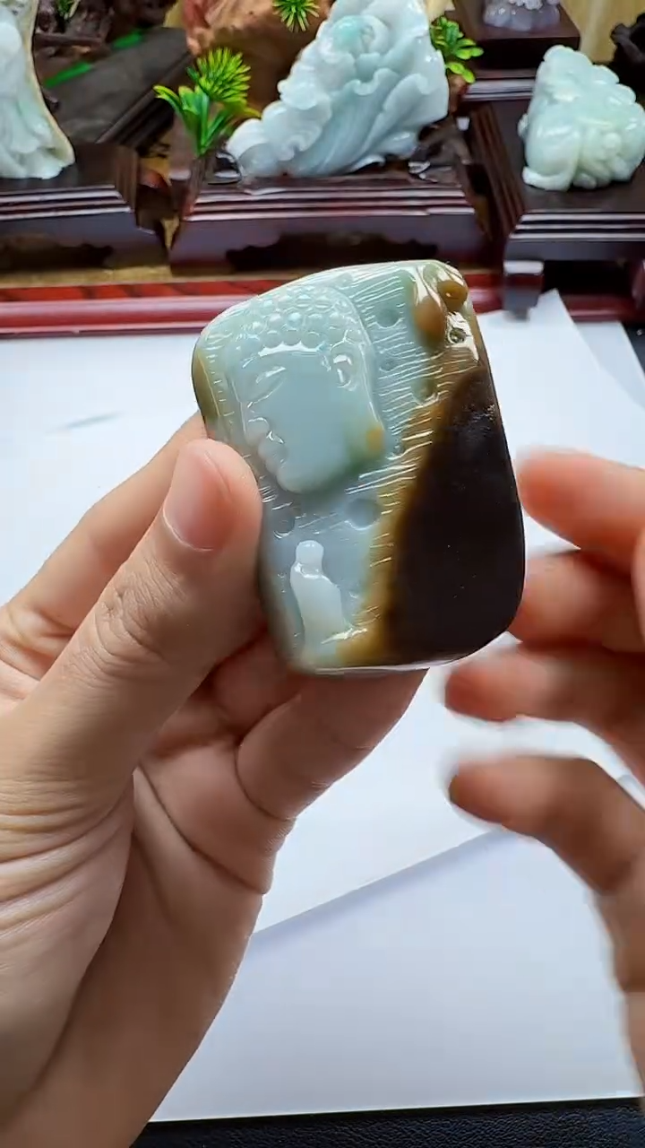 吊坠(不含链)未镶嵌翡翠1