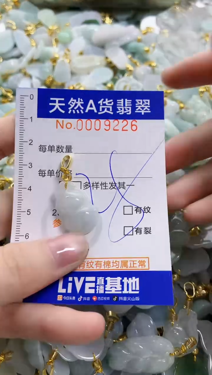 颈饰未镶嵌翡翠天然A货翡翠