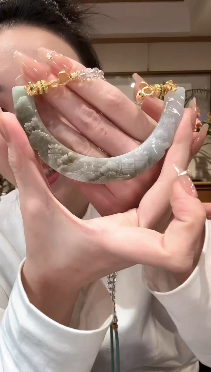 【闪购商品】翡翠颈饰未镶嵌国风