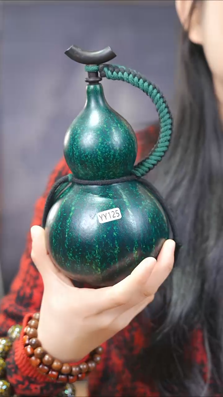 【闪购商品】YY125大漆酒葫芦不包手串及旋转底座