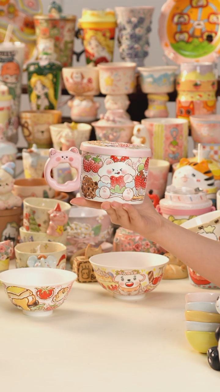 其他景德镇釉下彩手绘设计师款陶瓷