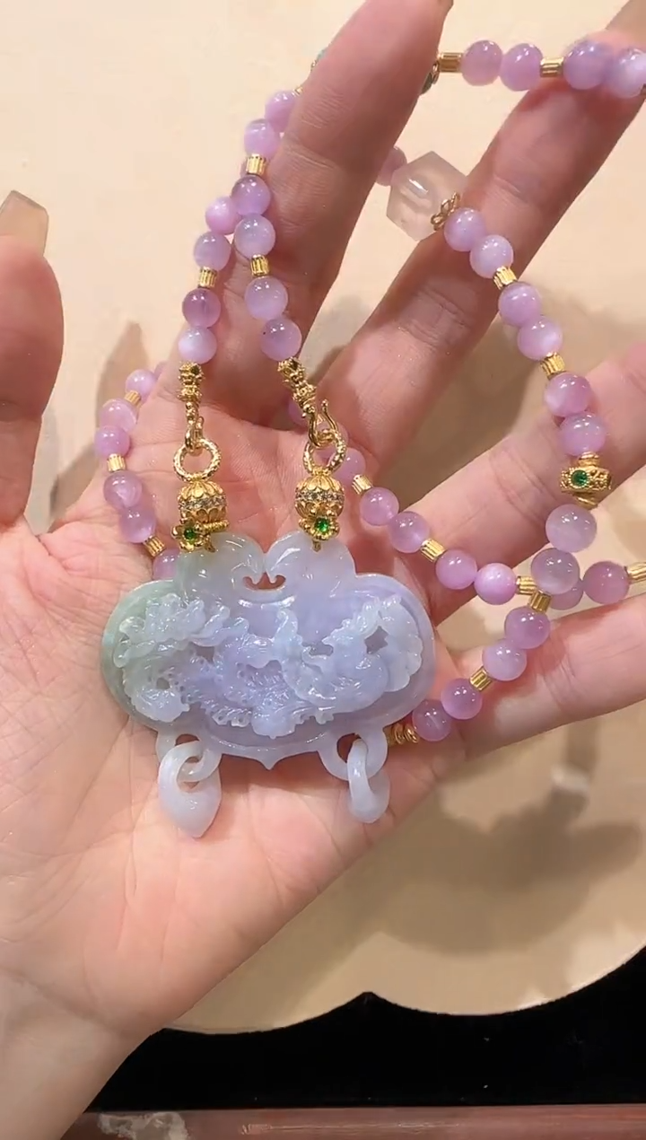 【闪购商品】翡翠颈饰未镶嵌国风