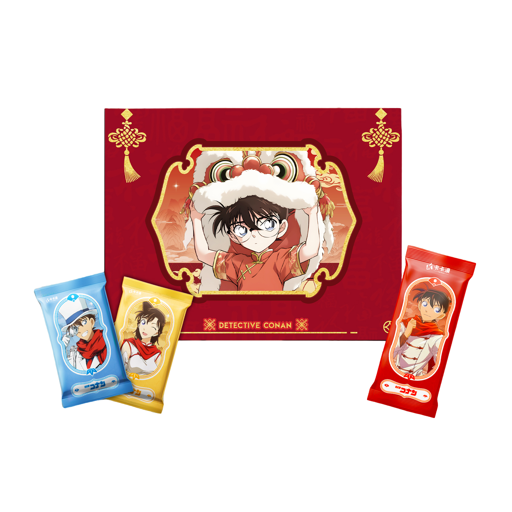 【平拆】卡卡漫柯南第四弹-新年迎春 国卡二创收藏卡牌盲盒（代拆）