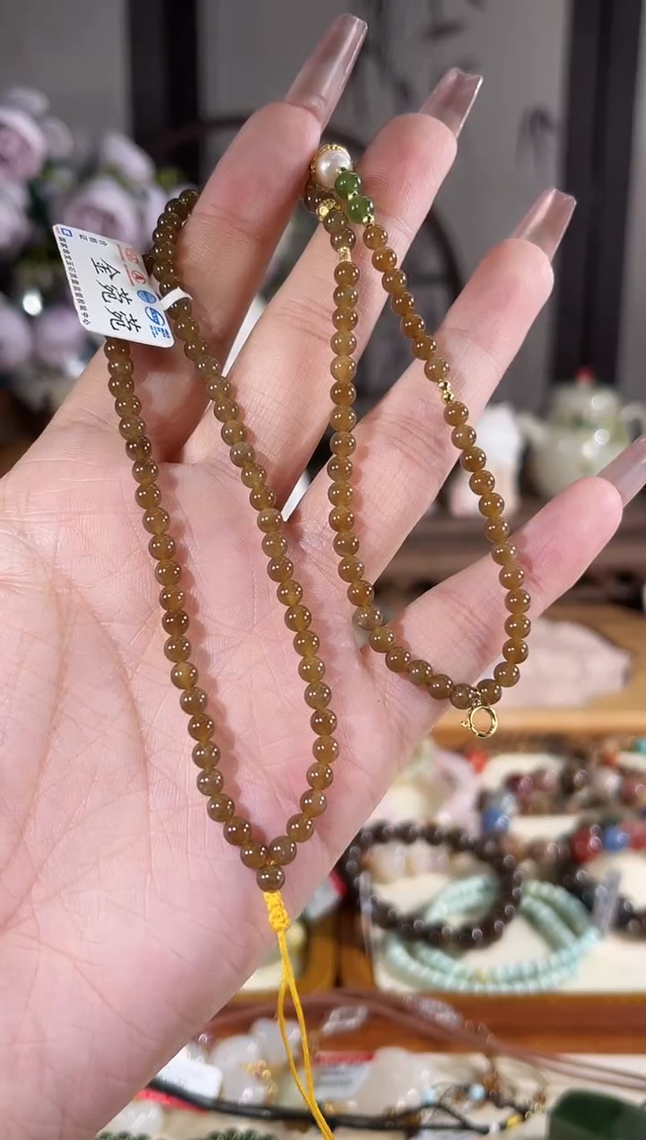 和田玉未镶嵌项链多样性发货其一默认天然特征