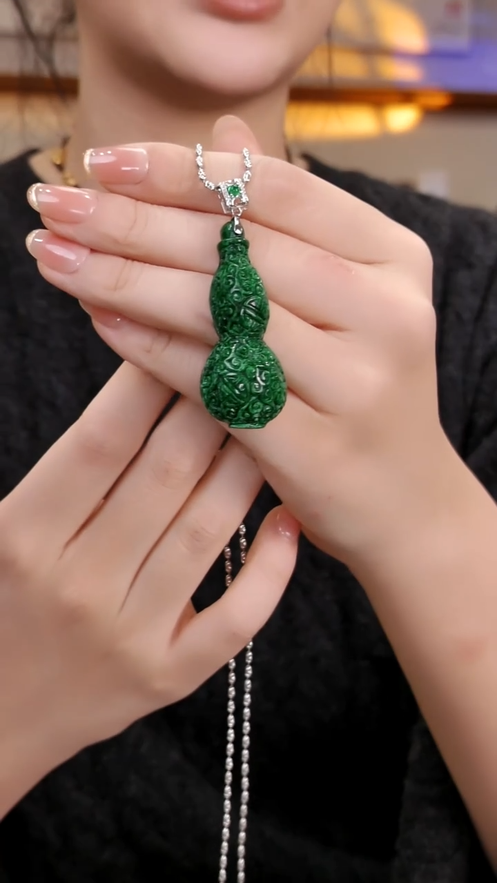 颈饰未镶嵌翡翠国风