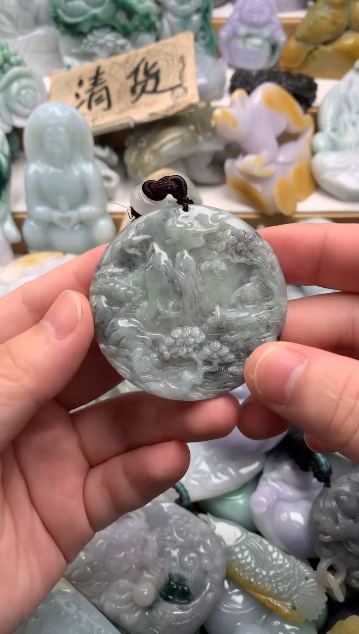 吊坠(不含链)未镶嵌翡翠1