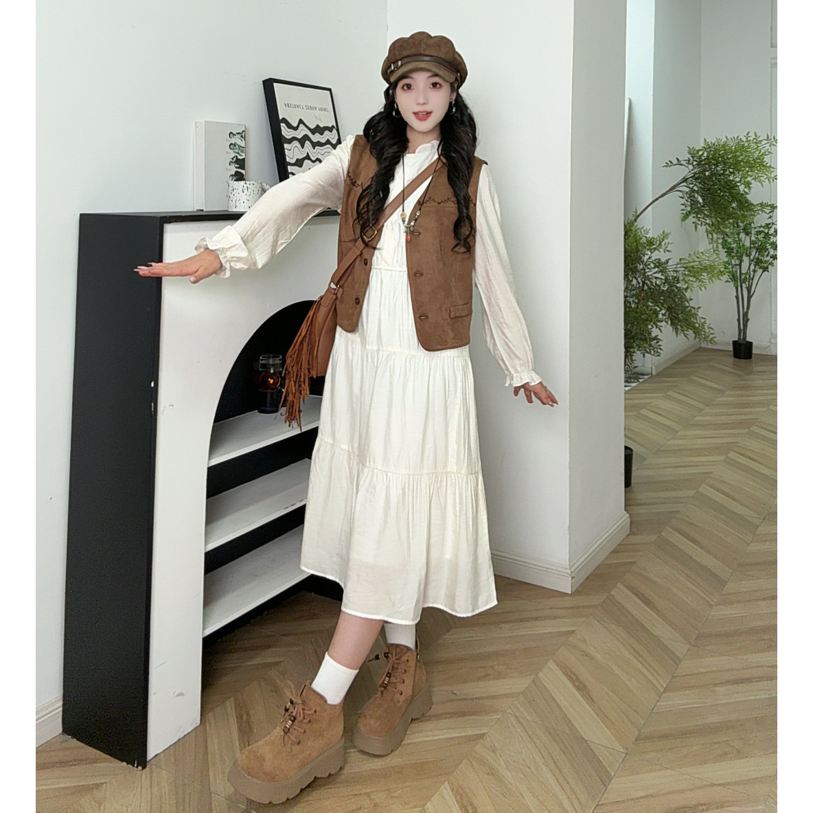 【微胖】IEF/爱依服2025年秋季新款上下套裙