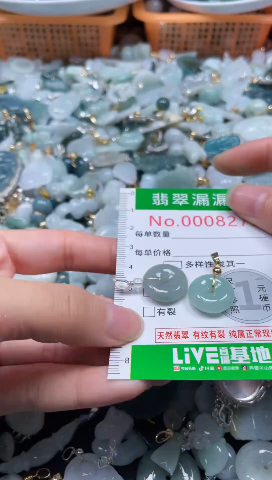 颈饰未镶嵌翡翠8273