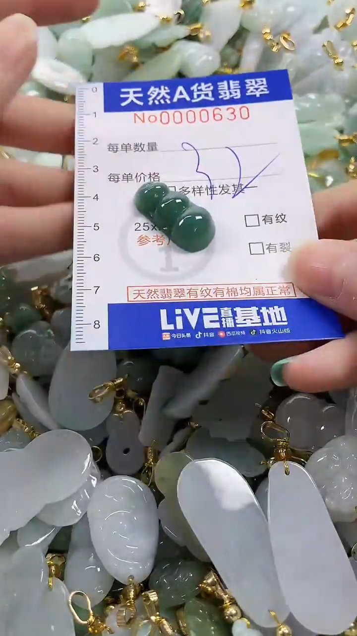 颈饰未镶嵌翡翠纯天然a货翡翠