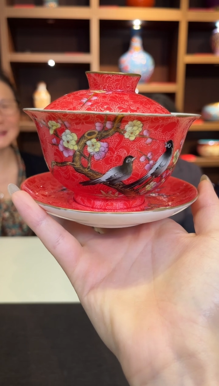 盖碗景德镇陶瓷张文月专场A142