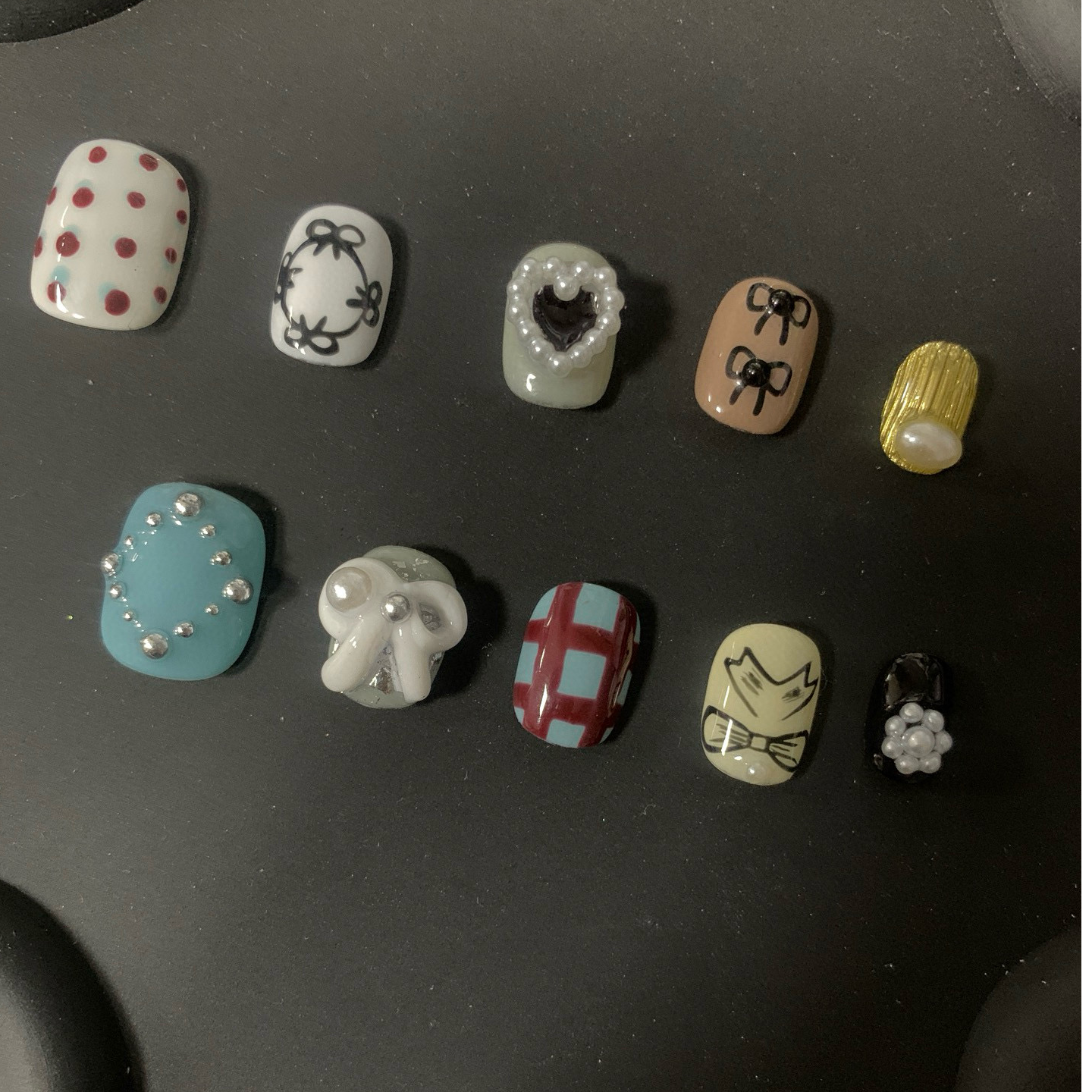 (Dina）手工穿戴甲 小众6