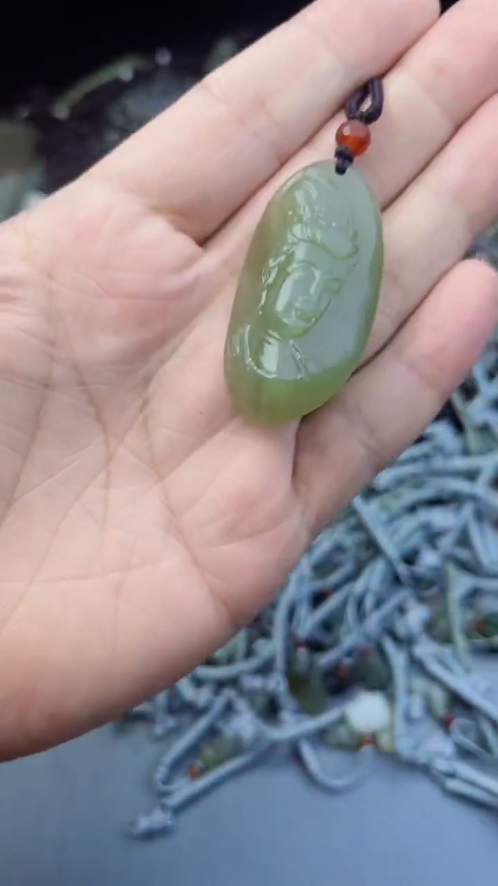 颈饰未镶嵌和田玉多样性发货  拍一发一