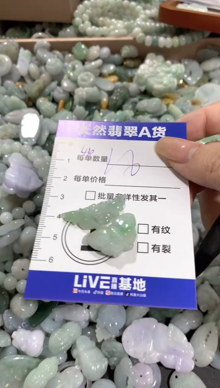 颈饰未镶嵌翡翠天然翡翠A货批量多样性发一件