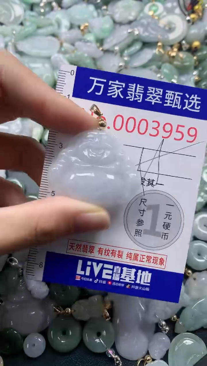 吊坠(不含链)未镶嵌翡翠3959