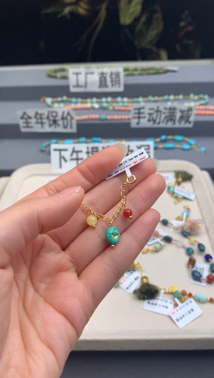 银S925镶嵌提溜南红玛瑙茜.H154