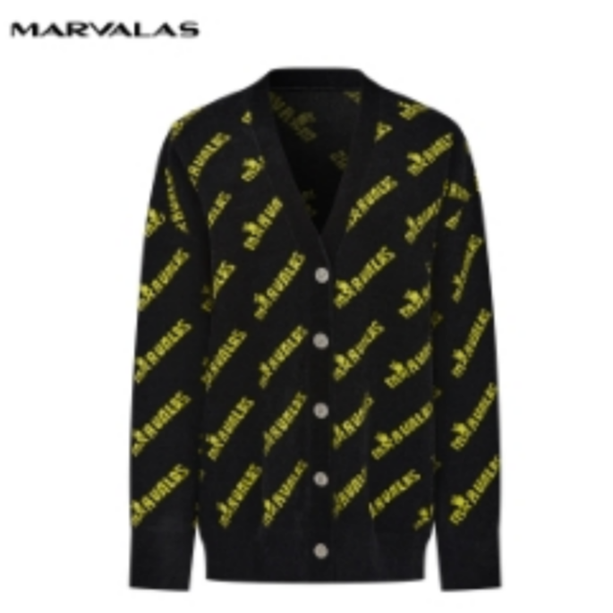 【粉丝专属】经典烫钻宽松衫宽松型毛针织衫圆领字母M731306910