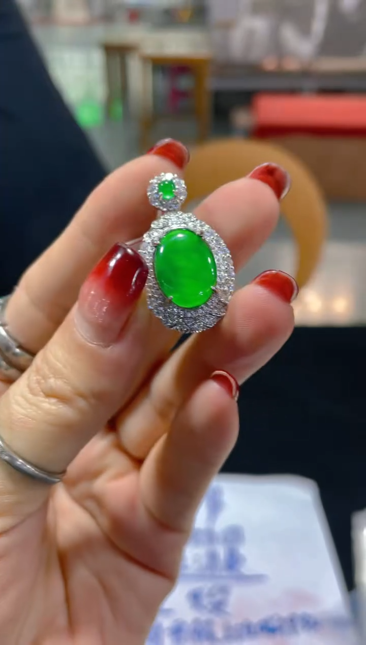 定制翡翠未镶嵌天然A货翡翠（多样性发货拍一件发件）