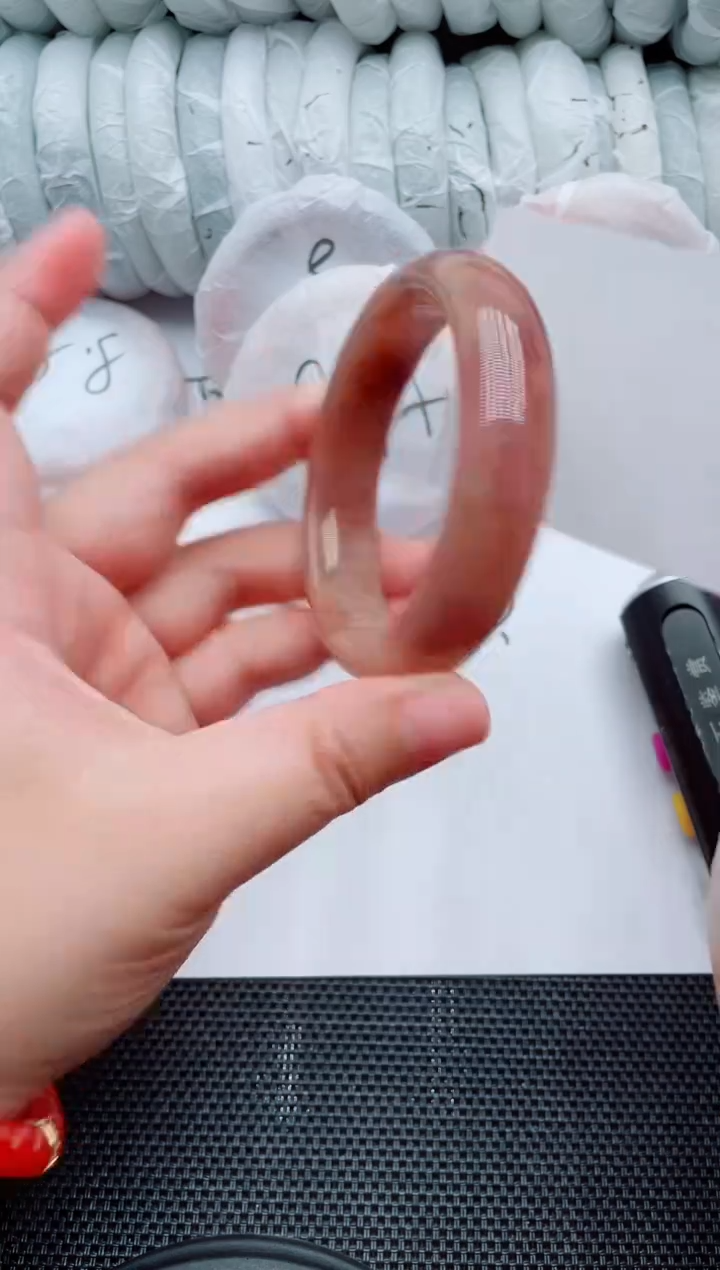 石英质玉手镯未镶嵌E13-57-58