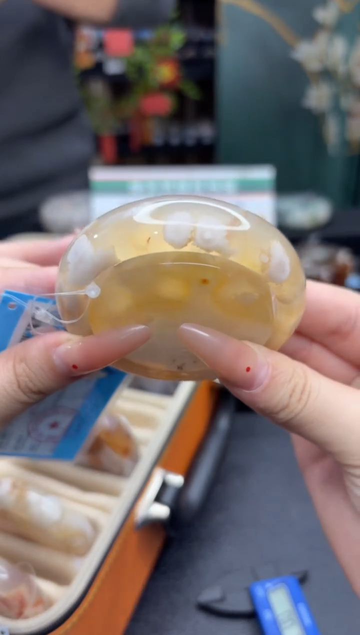 【闪购商品】石英质玉手镯未镶嵌750（56圈赠送镯心）