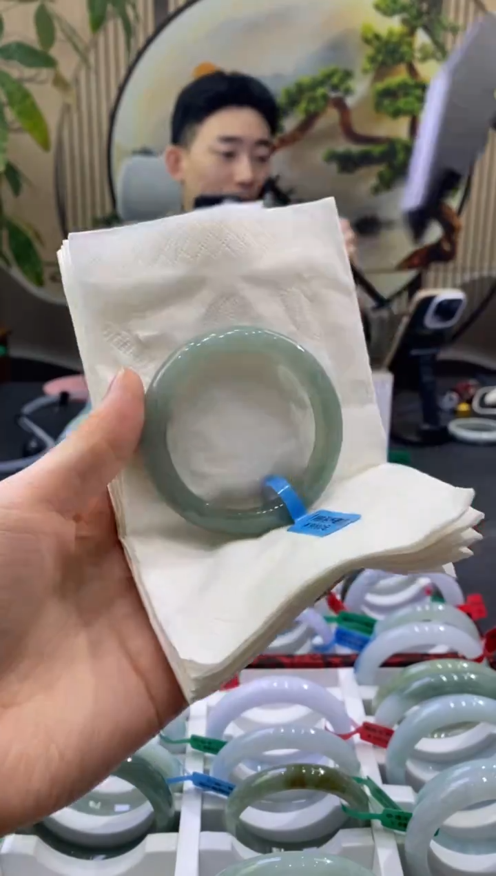 未镶嵌手镯翡翠8766