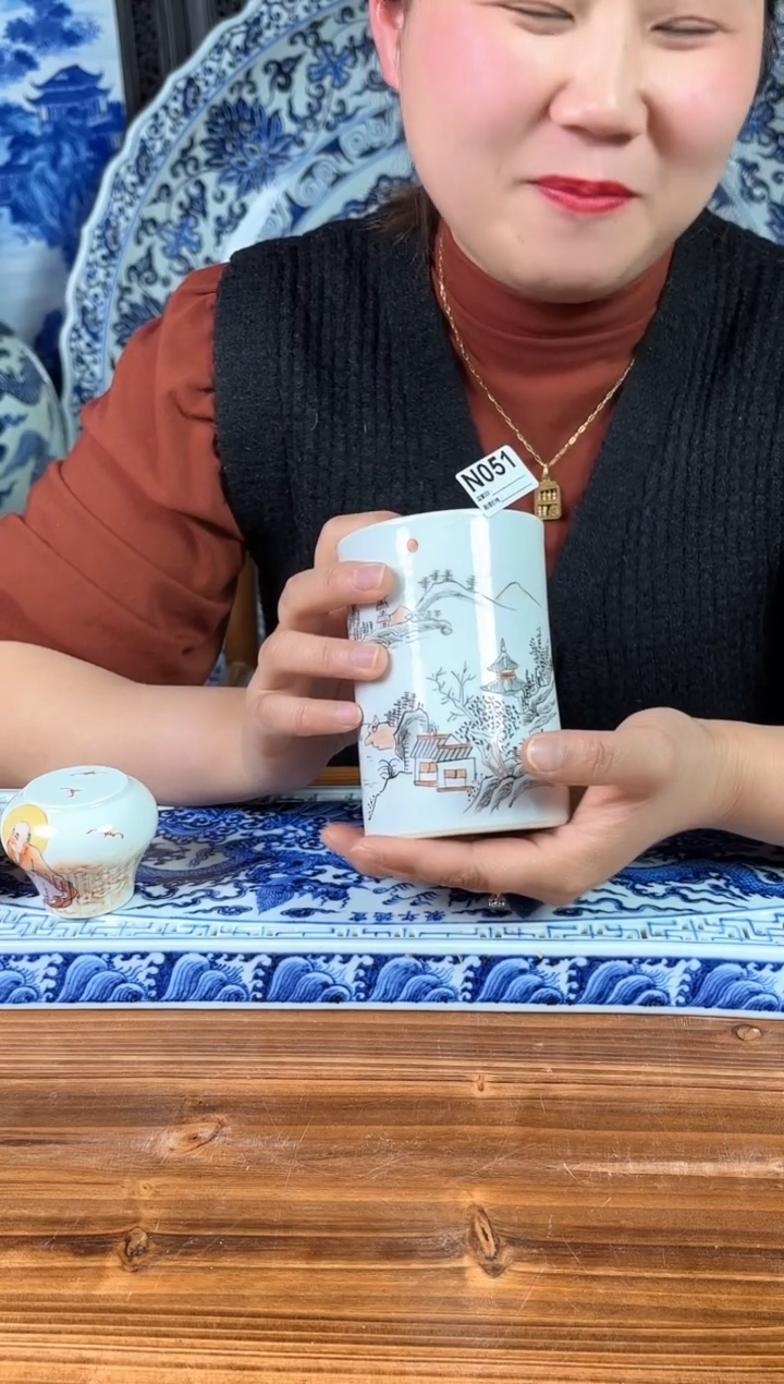 【闪购商品】摆件景德镇陶瓷仿古摆件N051