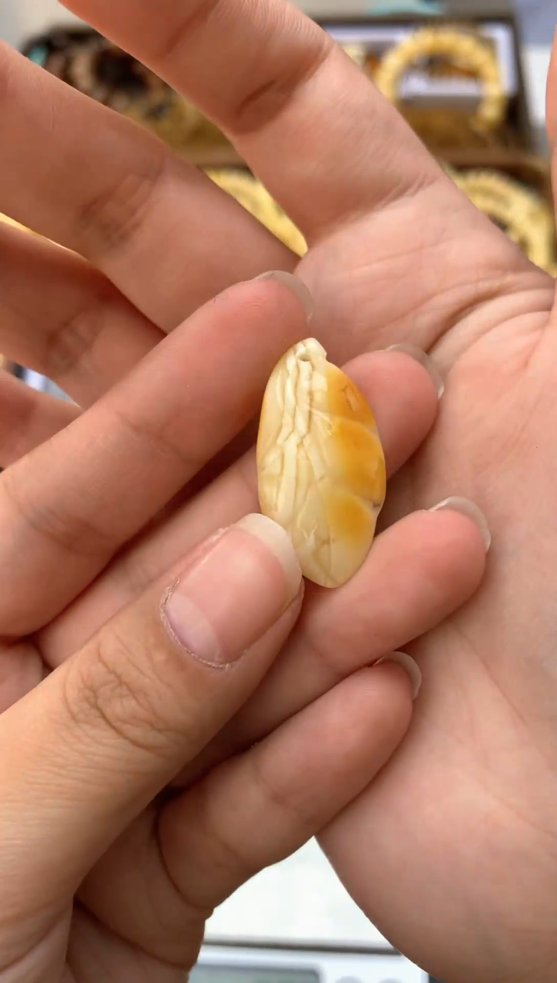 【闪购商品】琥珀珠宝奇石未镶嵌020琥珀蜜蜡花粉