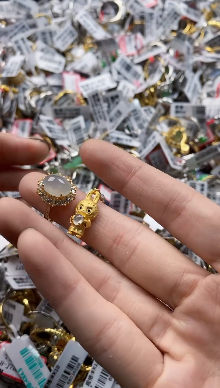 翡翠戒指银S925镶嵌222----2