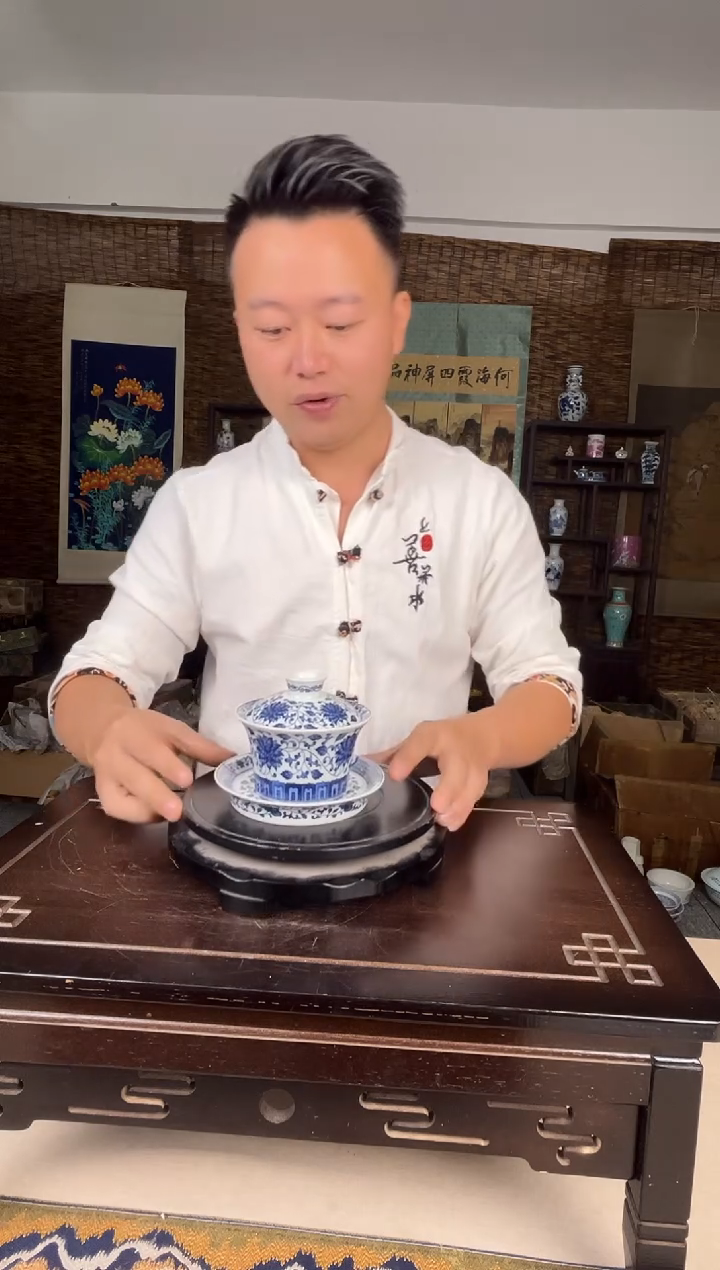 摆件瓷景德镇陶瓷摆件B323